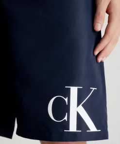 Calvin Klein Board Long Swim Shorts Navy Iris