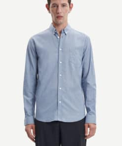 Samsoe & Samsoe Liam BA Shirt Ashley Blue
