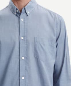 Samsoe & Samsoe Liam BA Shirt Ashley Blue