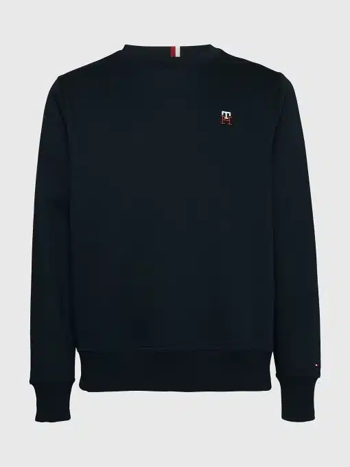 Tommy Hilfiger Flex Fleece Monogram Sweatshirt Desert Sky