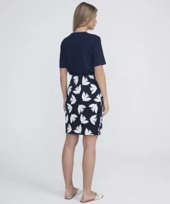 Holebrook Gry Skirt Navy/Off white