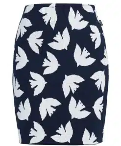 Holebrook Gry Skirt Navy/Off white