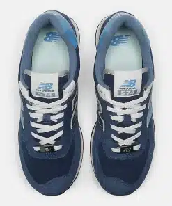 Navy blue suede new balance 574 best sale