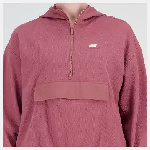 New Balance Athletics Remastered Textured Doubleknit Layer Washed Burgundy