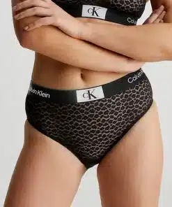 Calvin Klein High Waist Bikini Briefs Black
