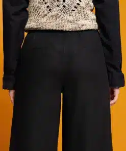 Esprit Linen Pants Black