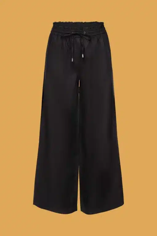 Esprit Linen Pants Black