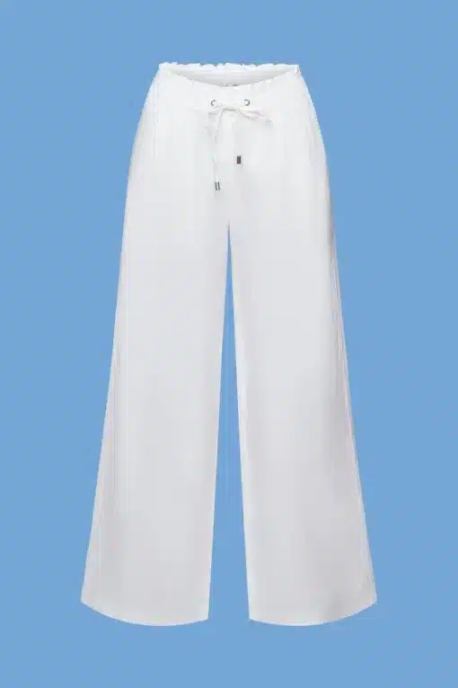 Esprit Linen Pants Off White