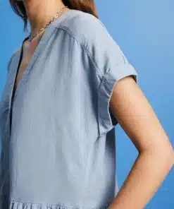Esprit Linen Dress Light Blue Lavender
