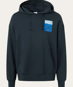 Knowledge Cotton Apparel Whale Hood Total Eclipse