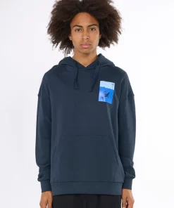 Knowledge Cotton Apparel Whale Hood Total Eclipse