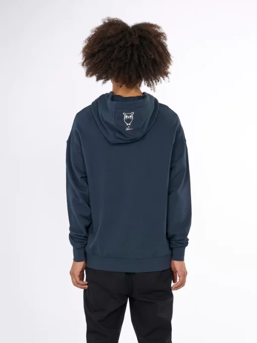 Knowledge Cotton Apparel Whale Hood Total Eclipse