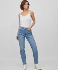 Vila Naomi Mom Jeans Light Blue Denim