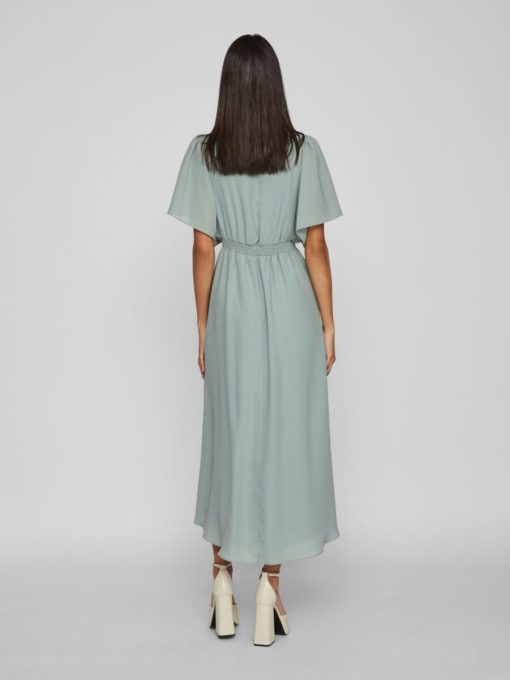 Vila Mirage Ankle Dress Green Milieu