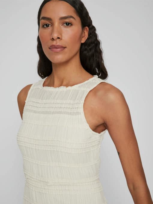 VilaHilma Highneck Maxi Dress Birch