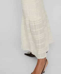 VilaHilma Highneck Maxi Dress Birch