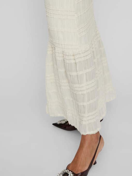 VilaHilma Highneck Maxi Dress Birch