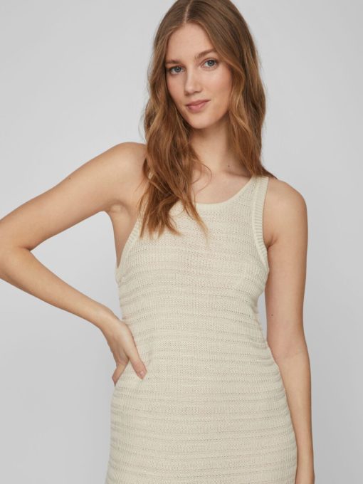 Vila Margot Long Knit Dress Birch