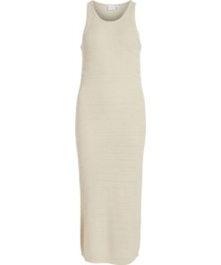 Vila Margot Long Knit Dress Birch