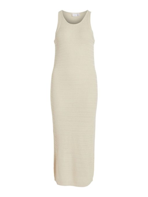 Vila Margot Long Knit Dress Birch