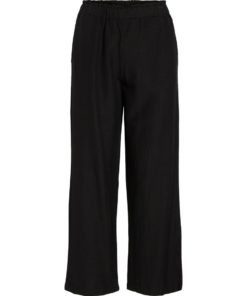 Vila Prisilla Regular Pants Black