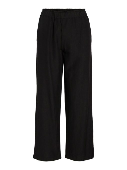 Vila Prisilla Regular Pants Black