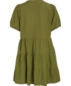 Vila Prisilla Dress Calliste Green