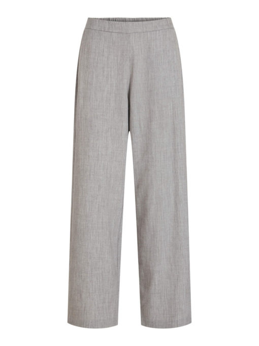 Vila Show Loose Pants Light Grey Melange