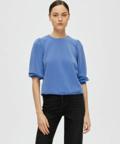 Selected Femme Tenny Sweat Top Ultramarine