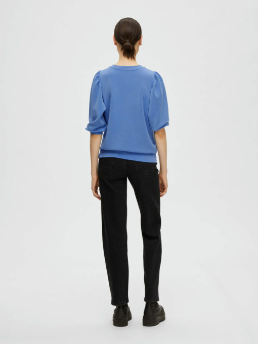 Selected Femme Tenny Sweat Top Ultramarine