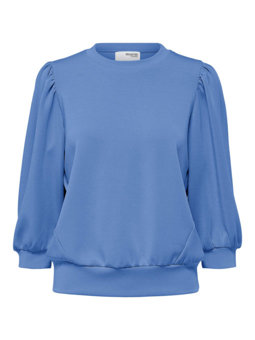 Selected Femme Tenny Sweat Top Ultramarine