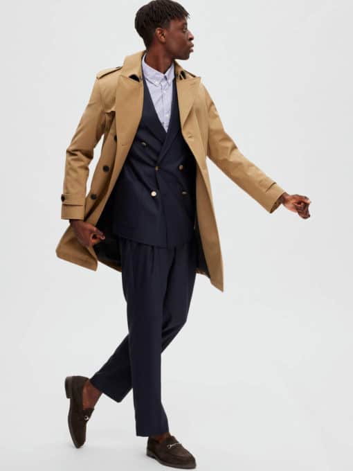 Selected Homme William Trench Coat Ermine
