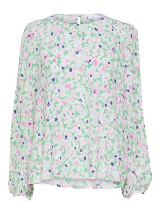 Selected Femme Malida Top Absinthe Green