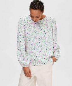 Selected Femme Malida Top Absinthe Green