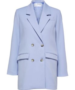 Selected Femme New Myla Relaxed Blazer Blue Heron