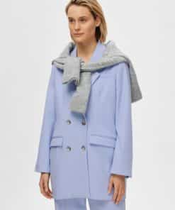 Selected Femme New Myla Relaxed Blazer Blue Heron