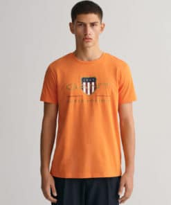 Gant Archive Shield T-shirt Pumpkin Orange