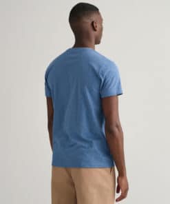 Gant Archive Shield T-shirt Denim Blue Melange