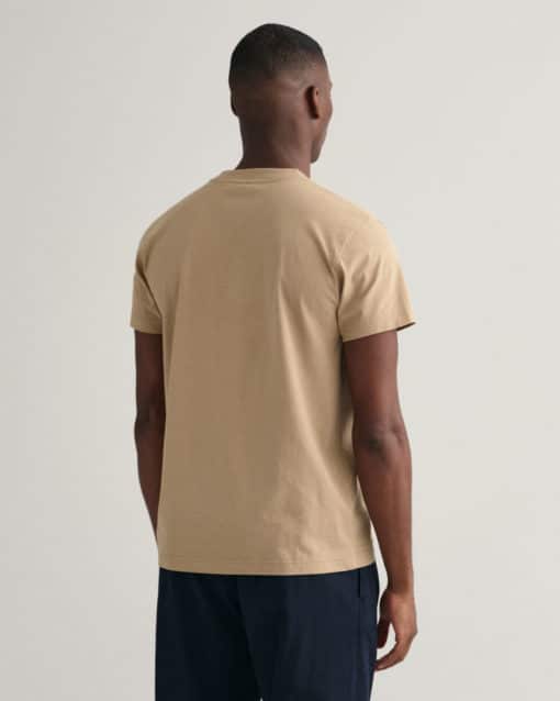 Gant Tonal Archive Shield T-shirt Concrete Beige