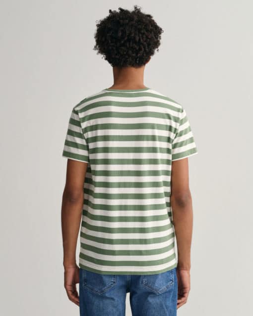 Gant Multistripe T-shirt Kalamata Green