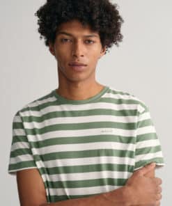 Gant Multistripe T-shirt Kalamata Green