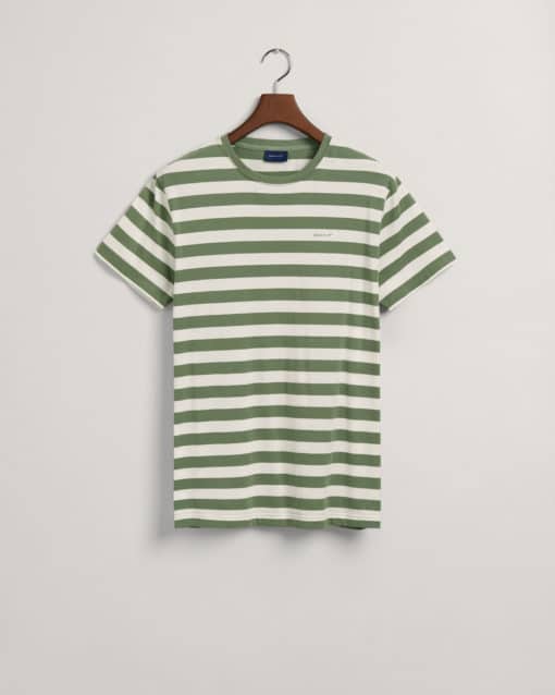 Gant Multistripe T-shirt Kalamata Green