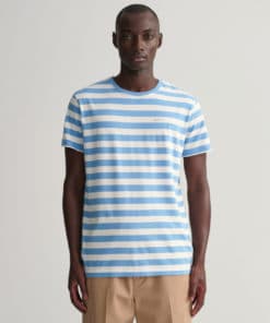 Gant Multistripe T-shirt Gentle Blue