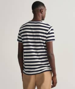 Gant Multistripe T-shirt Evening Blue