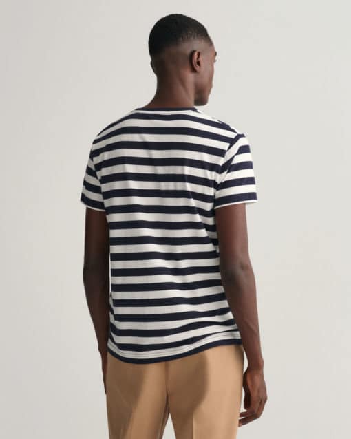 Gant Multistripe T-shirt Evening Blue