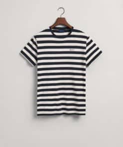 Gant Multistripe T-shirt Evening Blue