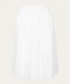 Knowledge Cotton Apparel Poplin Elastic Waist Skirt Bright White