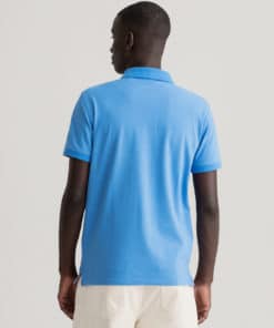 Gant Contrast Collar Pique Day Blue