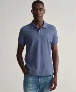 Gant Original Pique Rugger Dk Jeansblue Melange