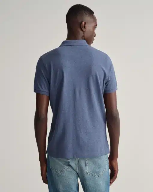 Gant Original Pique Rugger Dk Jeansblue Melange